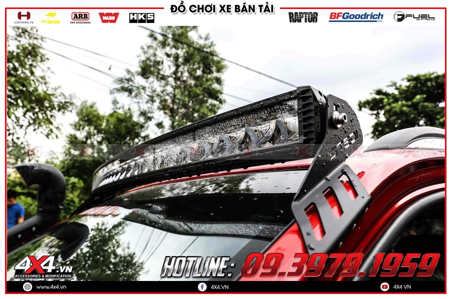 Review Đèn led bar trợ sáng xe Mitsubishi Triton phù hợp nhất