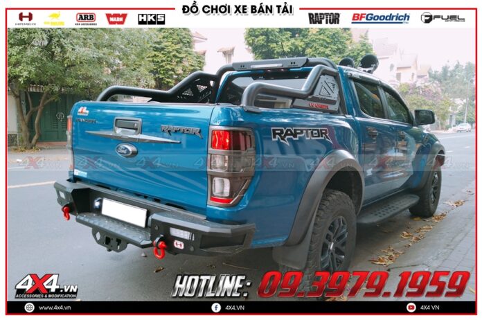 Thay cản sau Hamer cho xe Ranger Raptor 2020 2021 cực đỉnh tại 4x4