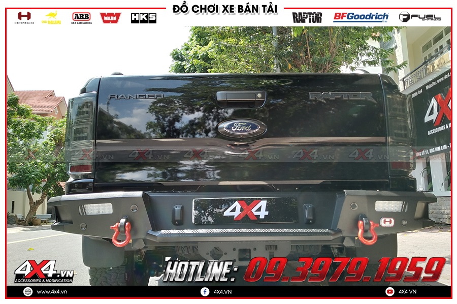 Tư vấn thay cản sau của hãng Hamer dành cho xe Ranger Raptor 2020 2021 cực đẹp