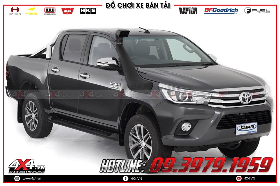 Giá ống thở dành cho xe Toyota Hilux 2020 hàng nhập Thailand